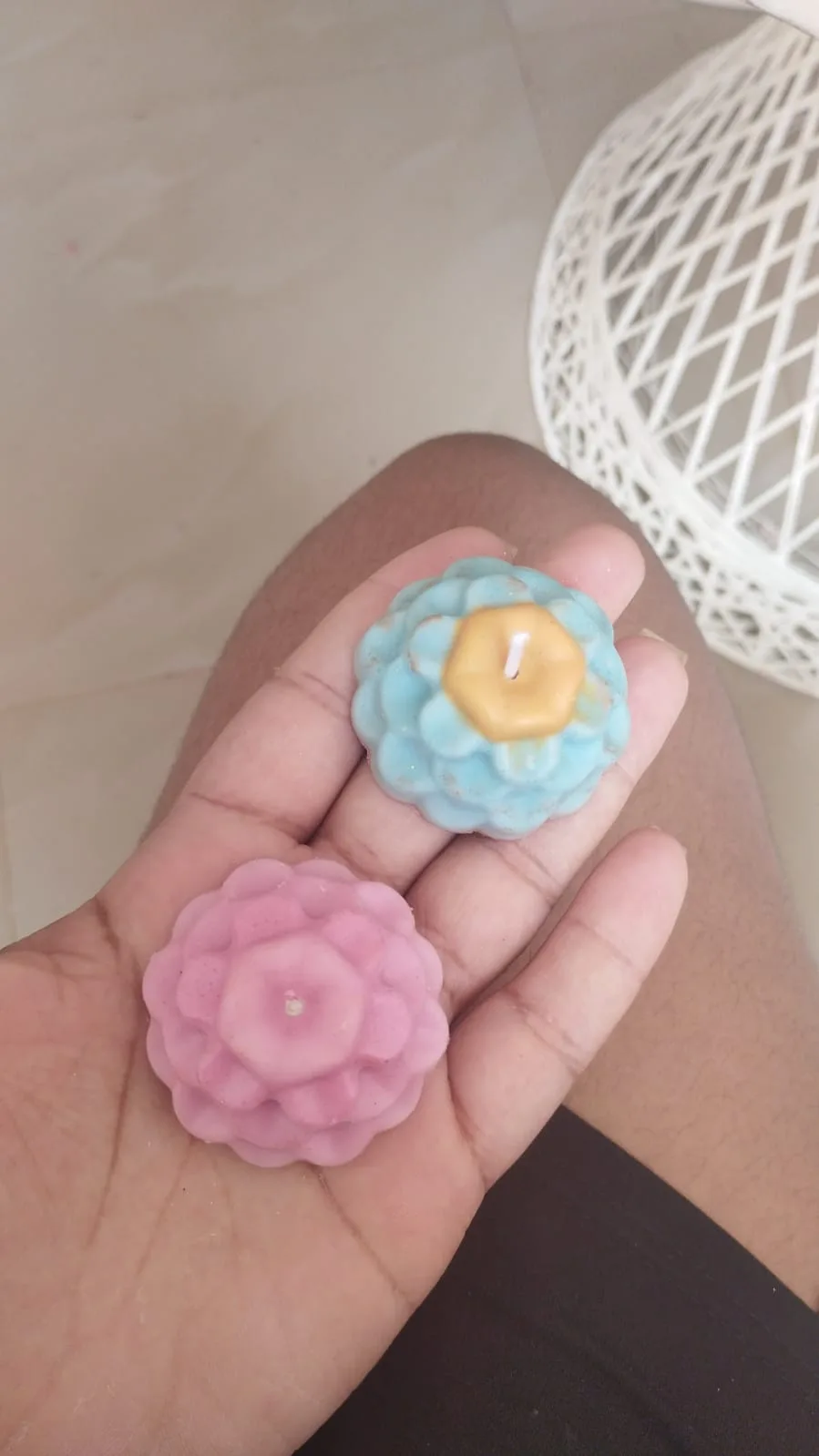 🌸Vela artesanal Camelia ✨