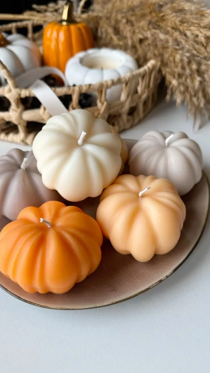 Pumpkin Candles Duo