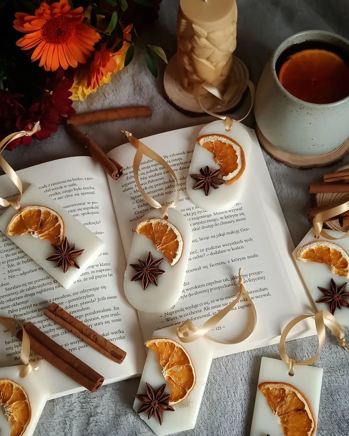Colgante aromático otoñal
