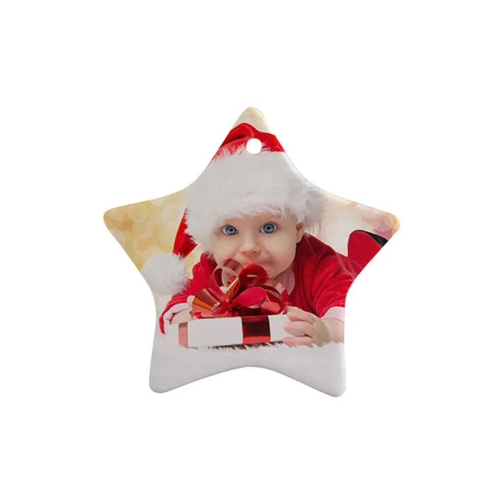 Adorno Navideño en forma de Estrella