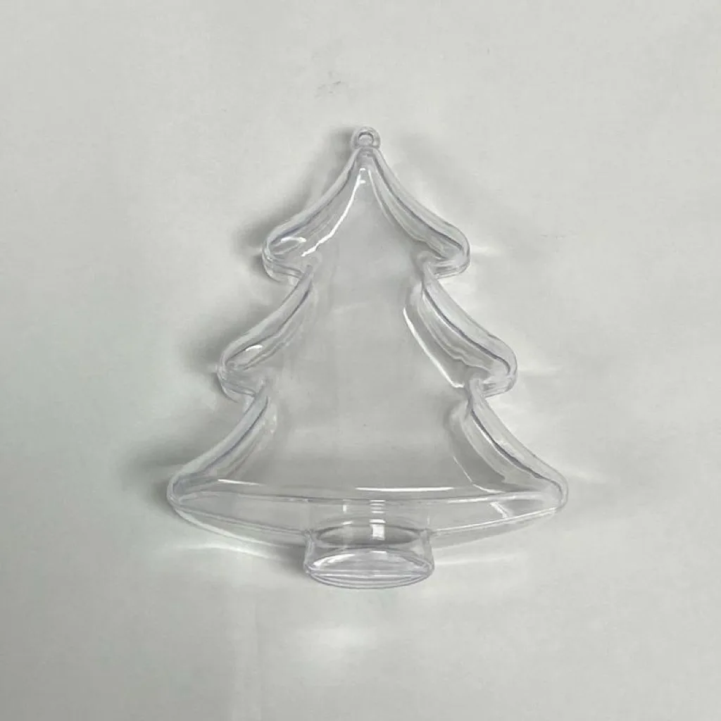 Adorno de Árbol Transparente - 10cm