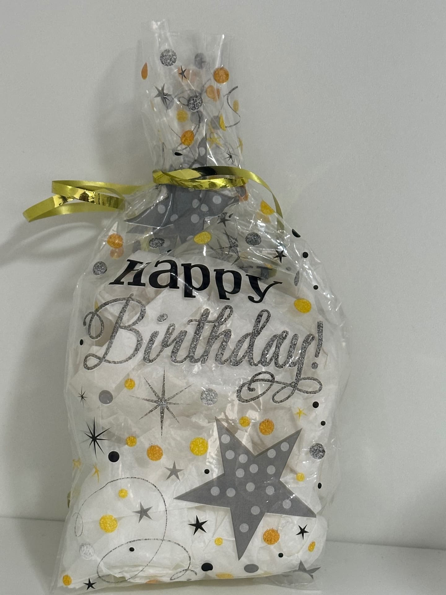 Bolsa de regalo de cumpleaños plastica