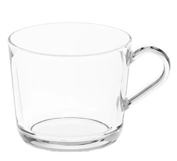 Taza de Vidrio Transparente