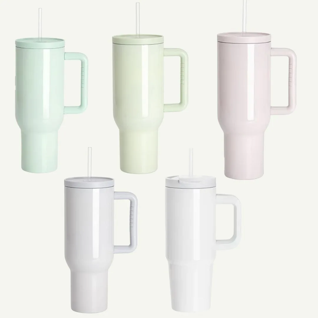 Vaso Viajero con Asa, Sorbete y Tapa