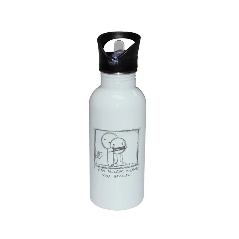 Botella de Agua con Sorbete y tapa