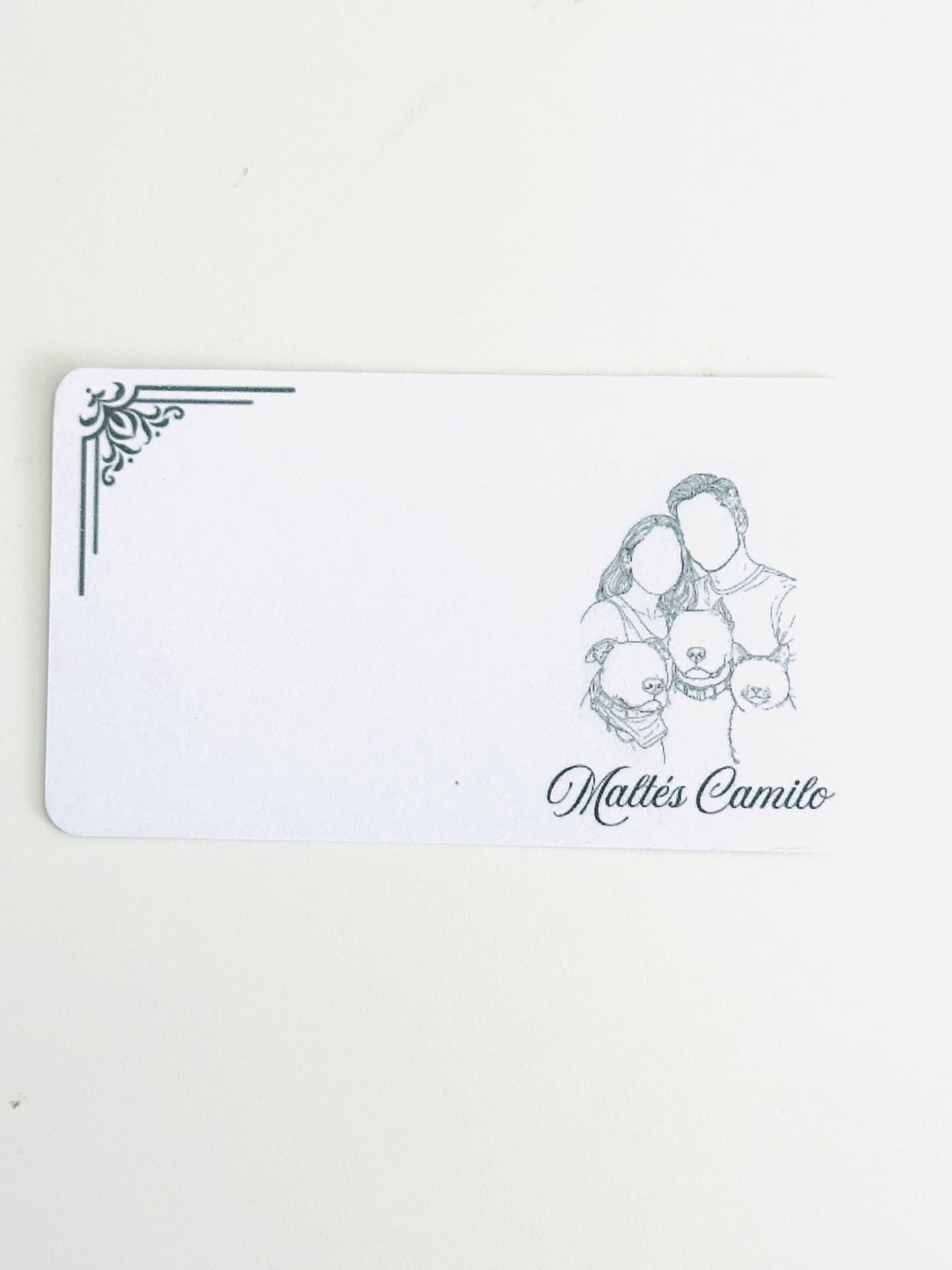 Tarjeta para Dedicatoria