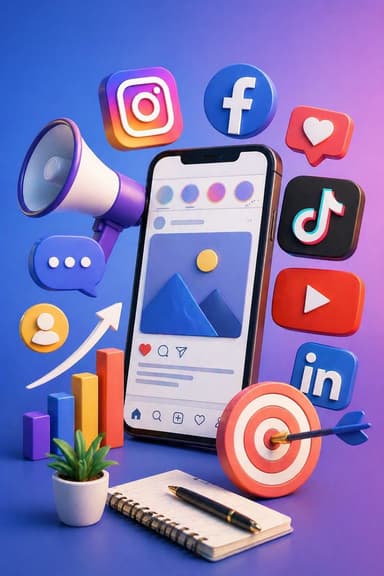 Apertura y Configuración de Redes Sociales